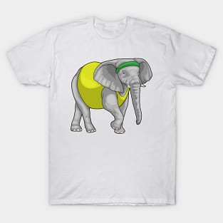 Elephant Running Fitness T-Shirt